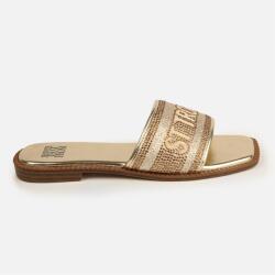 Wheres That From Сандали Wheres That From Women's Flat Sandals - Gold