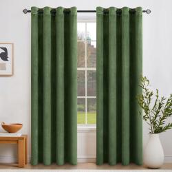  Emema blackout függöny velúr zöld 140x215 cm (B09LSTRFLS)
