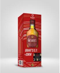  Grant's whisky ajándékcsomag zoknival DRS (0, 7L / 40%) - goodspirit