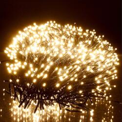 ProGarden 36 m-es 1800 LED-es Karácsonyi kültéri-beltéri BOA fényfüzér, hálózati adapteres, időzíthető 6/18 órás, 8 féle fényjátékkal, extra meleg fehér, IP44 (AX8560370)