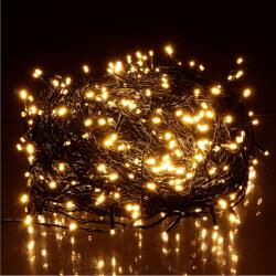 ProGarden 240 LED-es Karácsonyi kültéri-beltéri dekor fényfüzér, hálózati adapteres, extra meleg fehér, 18 m, IP44 (AX8401540)