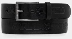 Karl Lagerfeld bőr öv fekete, 554448.815300 - fekete 110