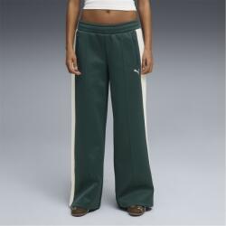 PUMA Дамски анцуг Puma Womens T7 Low Rise Open Hem Poly Joggers - Green Terrain