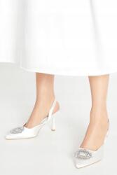 Coast Fehér Bebújós Strasszos Magassarkú Cipő (41) (582035)