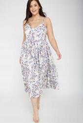 UNIQUE21 Krémszínű Ruha Pántos (42) (349765)