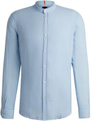 HUGO BOSS Men's HBO Race Plain Long-Sleeve Shirt - Open Blue