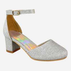 Wheres That From Сандали Wheres That From Kids' Heeled Sandal - Silver