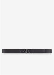 Armani Exchange Колан Armani Exchange Cut Out Logo Leather Belt - Blk/Blk 43120