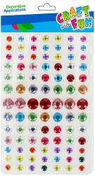 Craft with Fun Öntapadós Kristály Matricák MIX Craft With Fun (1157937)