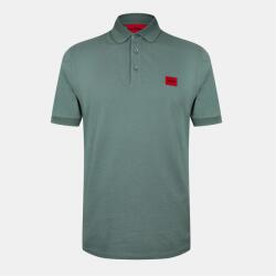 Hugo Блуза с яка Hugo Mens HUGO Deruso Short Sleeve Polo Shirt with Logo Detail and Ribbed Collar - Premium Cotton - Open Green 343