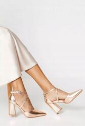 Coast Rózsaszín Arany Cipő Spicc Metál Csíkos Coast 36 (bcc06056)