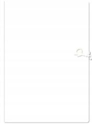 Interdruk Kötött Mappa Fehér, Vonal Nélkül A4 Interdruk (id)