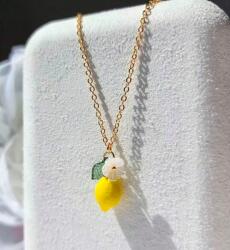 Nyaklánc Citrom Gyümölcs Ajándék Y2K