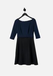 Rinascimento Fekete És Tengerészkék MIDI Ruha (L) (209309)