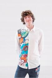 Desigual Fehér Hosszú Ujjú Ing Print (M) (585596)