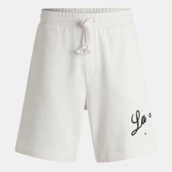 Hugo Поларени къси панталони Hugo Men's Red Fleece Jogger Shorts - Natural 102