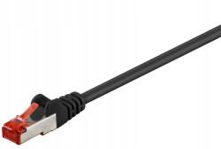 Goobay Patchcord Lan kábel Cat 6 S/ftp Lszh fekete 3m (WNC68698)