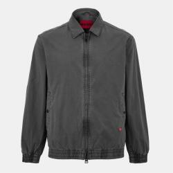 Hugo Яке Hugo Men's Weather-Resistant Streamlined Fit Softshell Jacket - Dark Grey