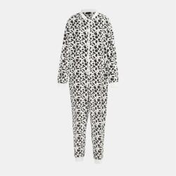 Linea Пижама Linea Leopard Print Fleece Onesie Women - Multi