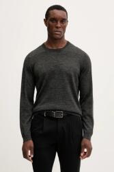 HUGO BOSS gyapjú pulóver - szürke S - answear - 38 690 Ft