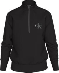 Calvin Klein Men's CKJ Monogram Quarter-Zip Fleece - Black UB1