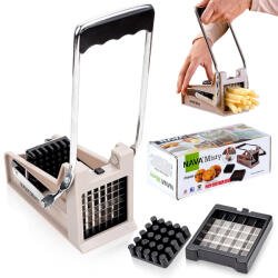 NAVA Kézi Szeletelőgép Sültkrumpli Szeletelő Gép Zöldség Gyümölcs Misty 23, 5cm (5904316480615)