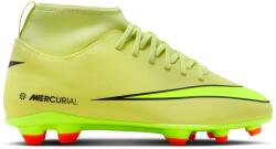 Nike Юношески футболни бутонки Nike Mercurial Superfly 10 Junior Firm Ground Football Boots - Volt/Crimson