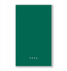 Vikpap heti napló 2026, zöld, 10 × 17 cm (DK03-26)