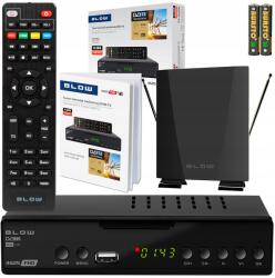 BLOW DVB-T2 Antenna Aktív Tuner Dekóder DVB-T2 Tv H. 265 Hevc Full Hd Usb Hdmi (21-050#)