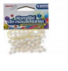Brewis Befűzhető Gyöngyök Fehér 8MM 16G (K8-1)