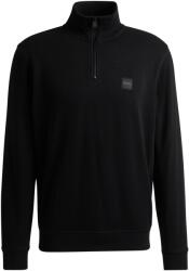 HUGO BOSS Блуза Boss Men's Zetrust Zip-Neck Soft TerryclOver The Head Sweatshirt - Black 001