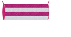 Belmil lila / világosszürke / csíkos henger tolltartó