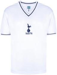 Score Draw Мъжка футболна фланелка Score Draw SD Tottenham Hotspur Retro Home Shirt 1981 Mens - White/Blue