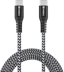 Sandberg 441-67 USB kábel USB 2.0 2 M USB C Fekete, Fehér (441-67)