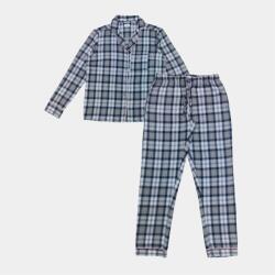 Linea Пижама Linea Women's Star Cotton Long Sleeve Pyjama Set - Grey/Pink