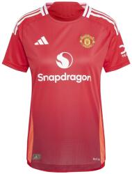 adidas Дамска футболна фланелка Adidas Manchester United Authentic Home Shirt 2024 2025 Womens - Mufc Red