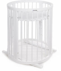 MIMIKO Kerek babaágy 9 az 1-ben Round White