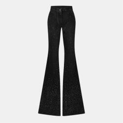 OFF WHITE Дънки OFF WHITE Women's Structured Denim Straight Leg Jeans - Black