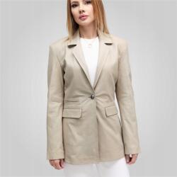 Martina klasszikus női bőr blézer, Xs