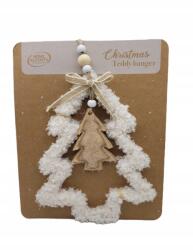 Home Accents Karácsonyi karácsonyfa medál " Fehér karácsonyfa (teddy)