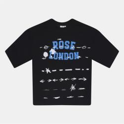Rose London Тениска Rose London Graffiti Stripe T-shirt - Black