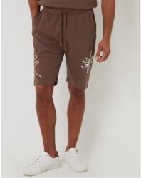 Threadbare Поларени къси панталони Threadbare Men's Fleece Jogger Shorts - Mustang