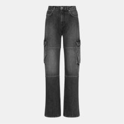 Hugo Дънки Hugo Galese Cargo Jeans - Dark Grey