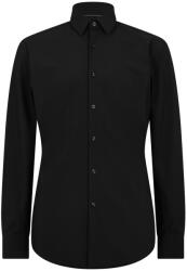 HUGO BOSS Риза с дълъг ръкав Boss Men's P-Hank Poplin Long Sleeve Shirt - Black