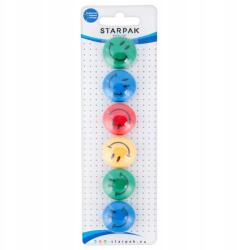 Starpak Hűtőmágnes Szmájli 6 Db 30 MM (378347)