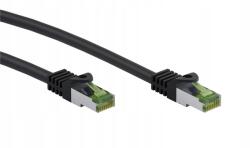 Goobay Patchcord Lan kábel Cat 8.1 Ghmt S/ftp fekete 1m (RB61093)