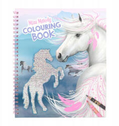 Depesche Top Modell Kifestőkönyv Lovak Ló Flitter Matrica 12756 (12756)