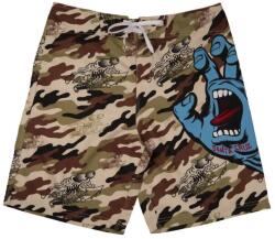 SANTA CRUZ Бански гащета Santa cruz Screaming hand swimming shorts - Green / Brown (Slasher Camo)