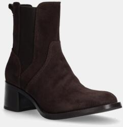 Gant magasszárú cipő velúrból Workdale barna, női, magassarkú, 29553797 G46 - barna Női 37