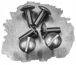  M4x10 Rozsdamentes Gombafej Csavar A2 9330 (25) (9330204010)